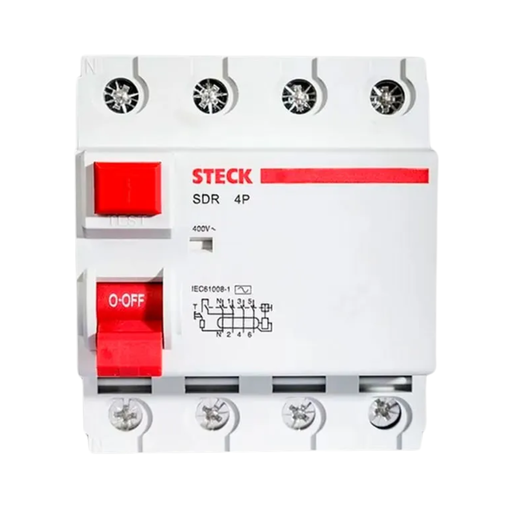 [STESDR46330] INTERRUPTOR DIFERENCIAL 4P 63A 30MA 400V
