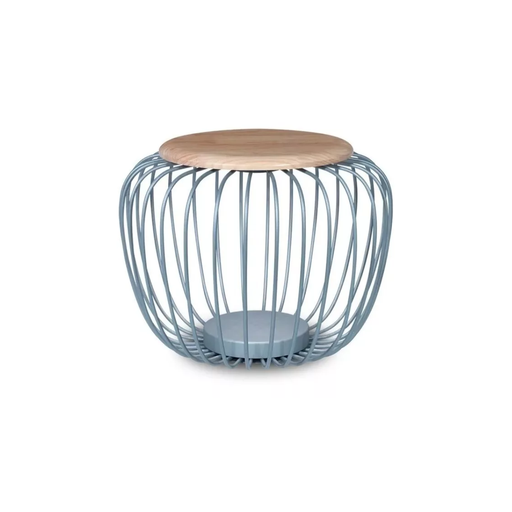 [DABGOUDA-L] Mueble grande de hierro color gris y madera con led de 7.2W