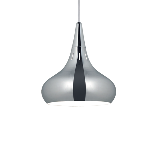 [DABBERNA-S] Colgante de chapa cromo; ø26cm para E27