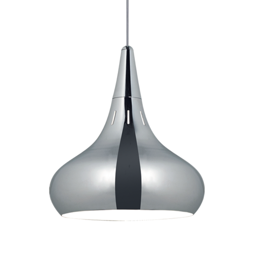 [DABBERNA-L] Colgante de chapa cromo; ø43cm para E27