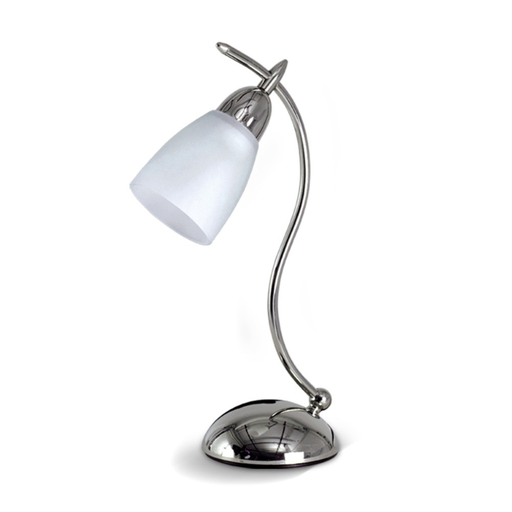 [RON185CR] VELADOR 1 LUZ CROMO
