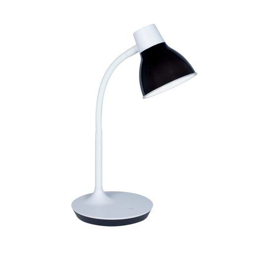 [DABTurin Negro] V. flex bco. soft touch; dim. + usb; cabezal negro; 4.5w led