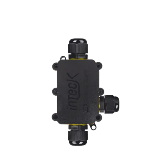 [CORCEE-IP65-X3] CAJA ESTANCA IP65 3 PINES CON PROTECCION UV 1 ENTRADA 2 SALIDAS AC 450V 24A. DIAM 4-8MM