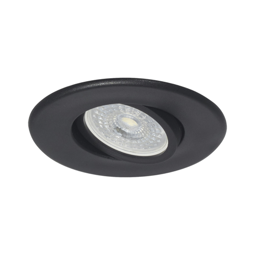 [FERSE-115NEG] Spot de embutir Ø 105 mm. de pvc c/portalamp GZ-10