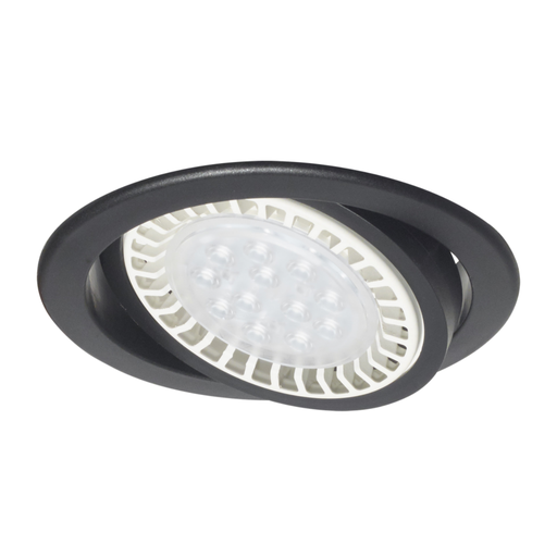 [FERSE-117NEG] Spot de embutir Ø 160 mm. de pvc p/AR-111