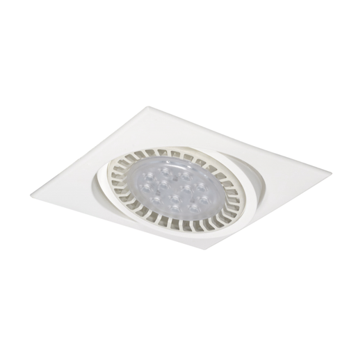 [FERSE-118BLA] Spot de embutir 160 x 160 mm. de pvc p/AR-111