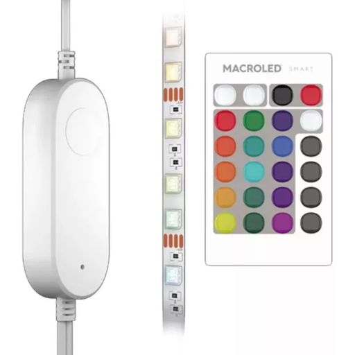 [CORCON-WIFI-IR-144W] Controlador wifi para tiras RGB Macroled blanco