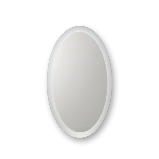 [DABESPEJO-9] Espejo ovalado vertical de 40x60cm, luz calida; touch; 14w led en todo su contorno 