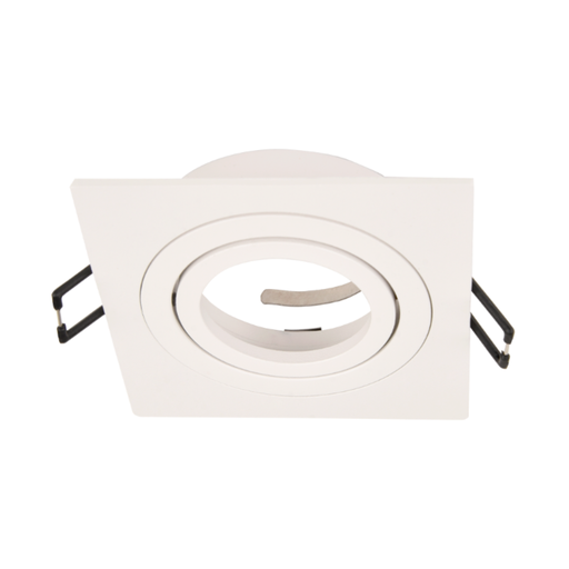 [CORAECD-X1-B-ALU] ARTEFACTO DE EMBUTIR CUADRADO DICRO X1 MOVIL ALUMINIO BLANCO
