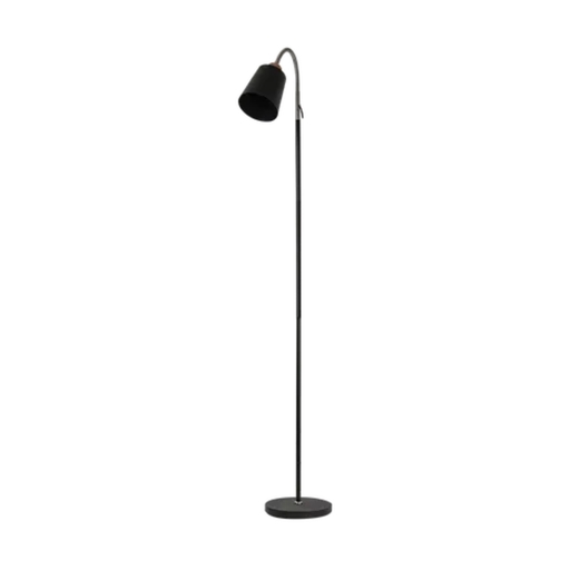 [CORFEBO] LAMPARA DE PIE NEGRO, ROSCA E27 MAX 20W