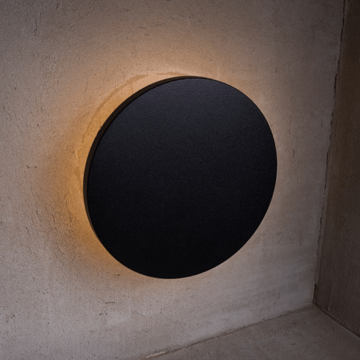 [VONVK-YIKA P-NG-8W-3000K] Iluminación Exterior de pared embutido VK-YIKA P-NG-8W-3000K 8W negro 676 D 165x58mm