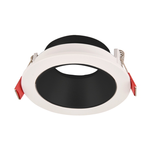 [CORAERAD-X1-BN-PC] ARTEFACTO DE EMBUTIR REDONDO ANTIDESLUMBRANTE DICRO X1 MOVIL PVC BLANCO-NEGRO
