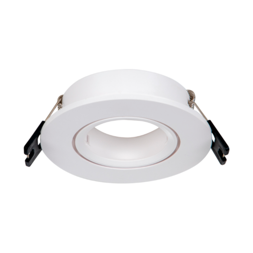 [CORAERDF-X1-B-PC] ARTEFACTO DE EMBUTIR REDONDO DICRO X1 MOVIL PVC BLANCO FRENTE