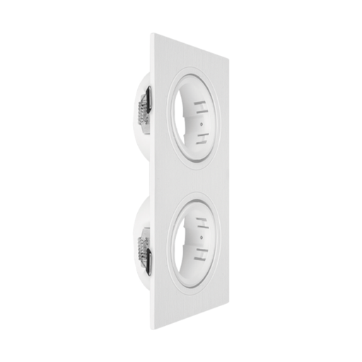 [CORAECD-X2-B-PC] ARTEFACTO DE EMBUTIR CUADRADO DICRO X2 MOVIL PVC BLANCO