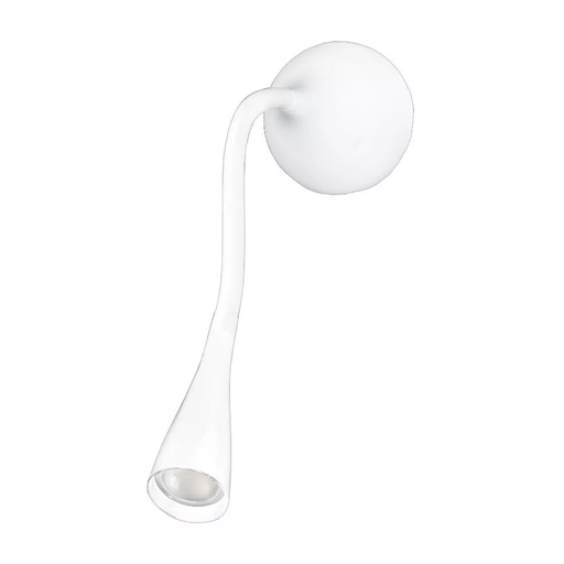 [DABARGENTA-AP BLANCA] Aplique c/3 posiciones de luz; pintura soft blanca 1x4w led