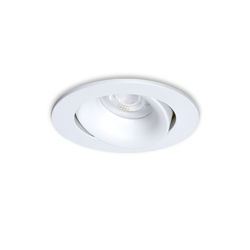 [DABEMBU-3 BLANCO] Embutido rerondo movil de aluminio blanco para GU10