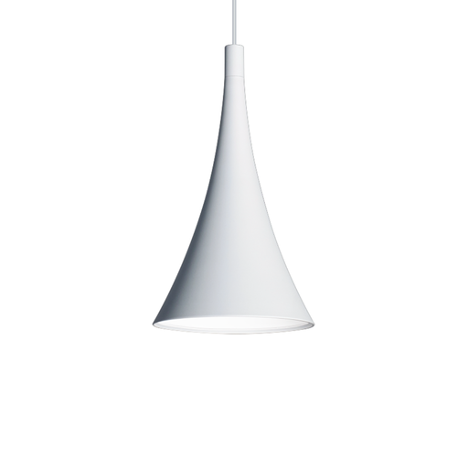 [DABSIONB] Colgante de chapa en forma de cono Blanco ø20cm para E27