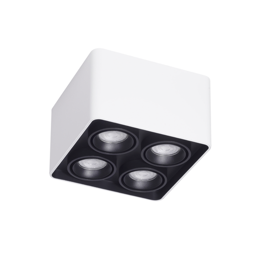 [DABToronto-4B] Plafon 4L Cardanico blanco GU10