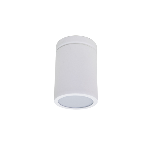 [MAC2408BL] Plafón cilindrico Ø75x110mm para lámpara GU10 10cm c/acrílico blanco