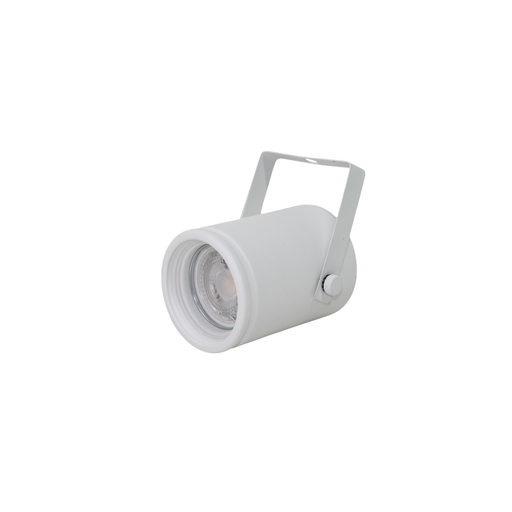 [MAC1014BL] Spot cilíndrico Ø70x100mm U80x95mm para dicro con antideslumbrante GU10 20cm blanco texturado
