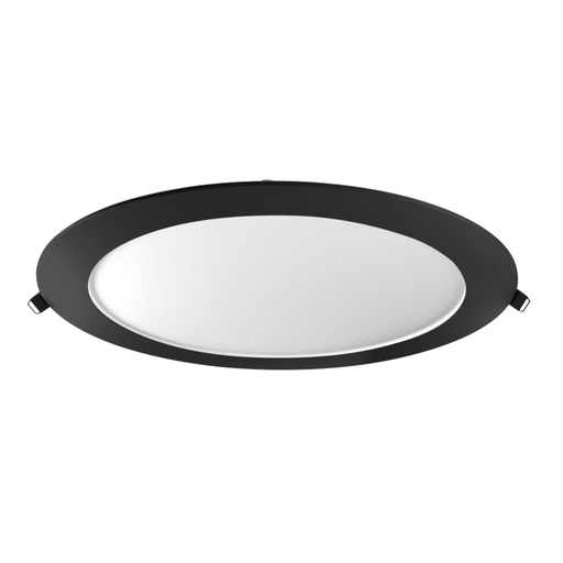[CORNPER18CW] PANEL FLAT CIRCULAR NEGRO MACROLED 18W AC85-265V FRIO 6000K