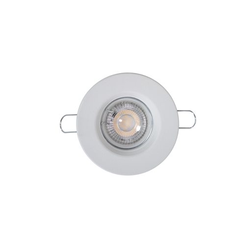 [MAC2400/A BT] Embutido fijo antideslizante Ø95mmx40mm para lámpara dicroica GU10 blanco texturado