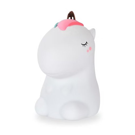 [PRBILRA-UNICORNIO] Velador Infantil Recargable - Unicornio - RGB - Silicona