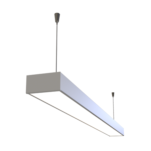 [SPLLINE2L1200B] LINE 1200. COLGANTE BLANCO  2x18w P/TUBO LED