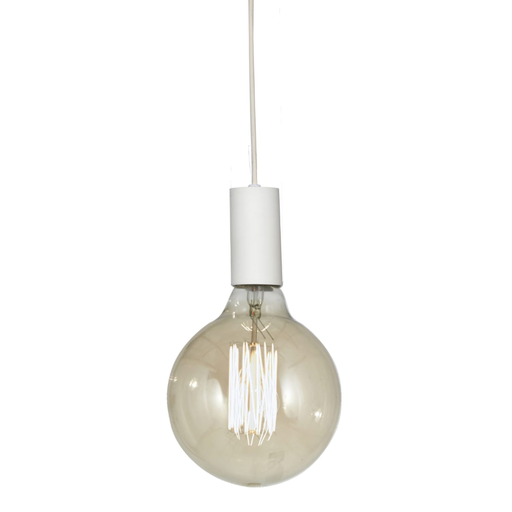 [FERC-1032BLA] Colgante "MATERA" 1 x E-27 (Ø:50 x H:90 mm.)