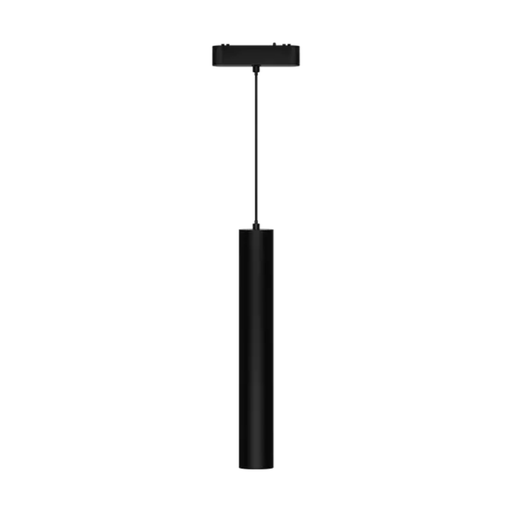 [CORRMS-CC-N-15W-15G-WW] COLGANTE CILINDRICA NEGRO PARA RIEL MAGNETICO SKYLINE ø45MM MACROLED, DC48V, 15W, 2700K, 15°, RA>90