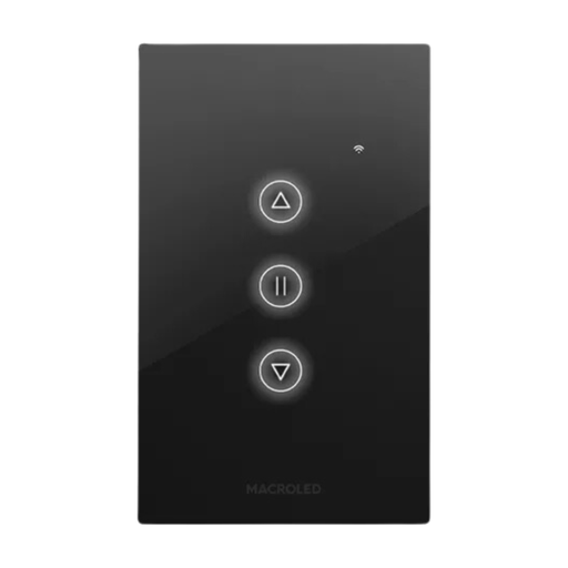 [CORTSPN] TECLA SMART PERSIANA NEGRO MACROLED AC100-240V MAX 10A