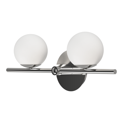 [RON1532cr] APLIQUE RELLEU G-9 A:43cm H:16,7cm 2 LUCES CROMO