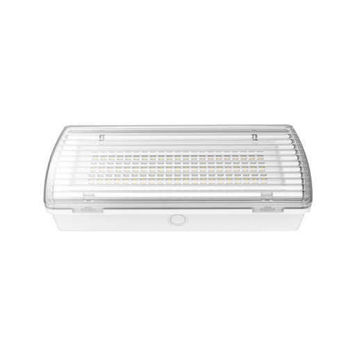 [COREML-IP65-400] LUZ DE EMERGENCIA IP 65 PARA APLICAR O EMBUTIR, AC100-240V, 400LM, BATERIA 3.7V 2400mAh, 4-6HS, BCO FRIO 7000K