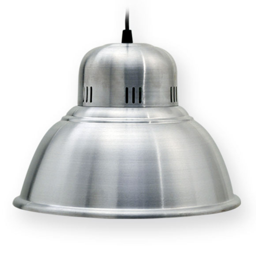 [FAR0311/AAPL] Colgante galponero de aluminio pulido, ø 280 mm platil