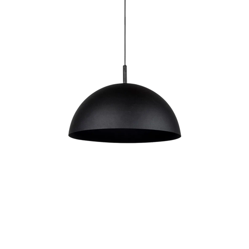 [FAR0306/ANE-NE] Colgante media esfera, ø 210 mm negro-negro