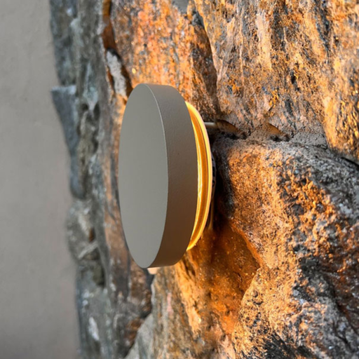 [FWI1700-BE] APLIQUE PARED REDONDO 2xG4 Alum ACRILICO TRANS. Beige