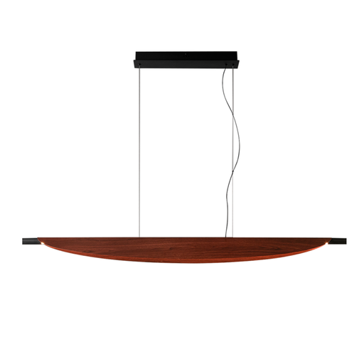 [DABMEKELE-L] Colgante de chapa color madera de ø1,35mts de 20w led