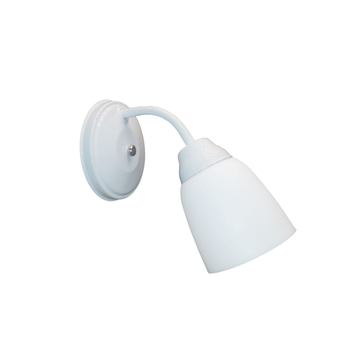 [FERAP-152BLA/V] Aplique de 1 luz con tulipa "VALEN" de pvc