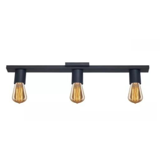 [MLXM3 NE] MIRAMAR- 3 LUCES NEGRO