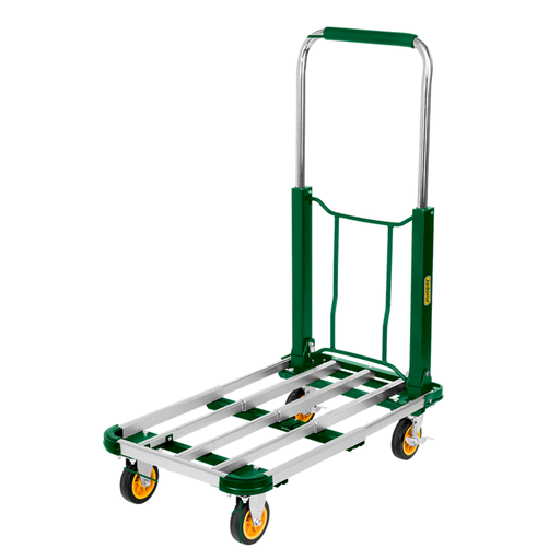 [CORJDWB9A15] Carretilla de mano de plataforma plegable -  cilindro de aluminio - base de acero 150kg - 710 x 420 x 950mm (extendido)