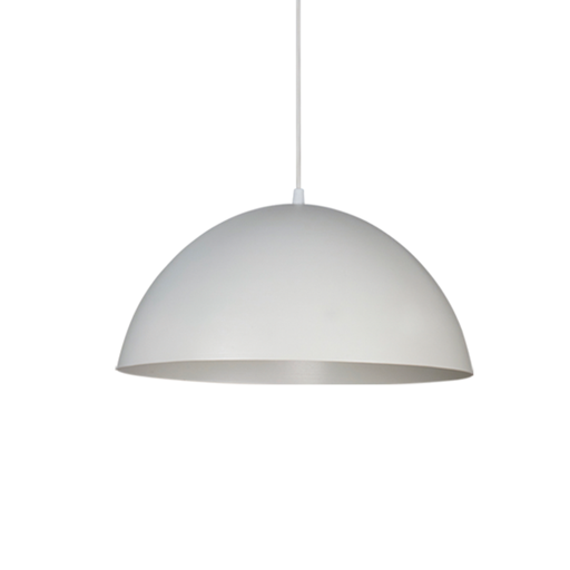 [FERC-146/40/BT] Colgante "NANTES "de chapa Ø 400 mm. BLANCO TEXTURADO