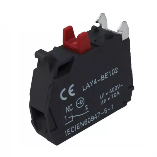 [CNCLAY4-BE102] CONTACTO AUXILIAR 1NC PARA PULSADORES Y SELECTORAS XB5/LAY4