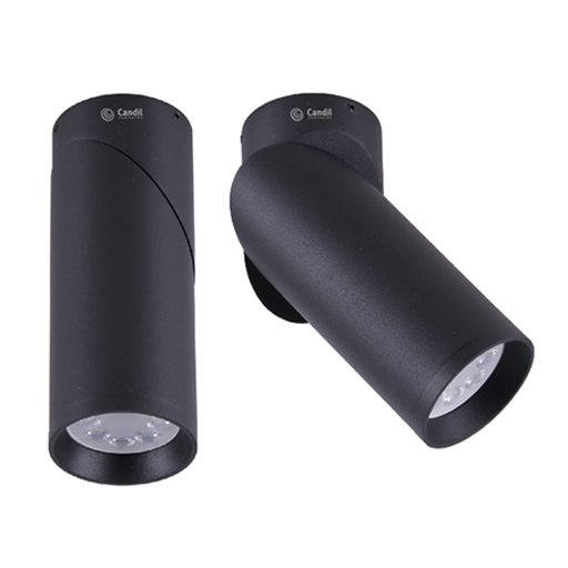 [CANCGU6820 NT] Spot GU10 Cala dicro NEGRO TEXTURADO