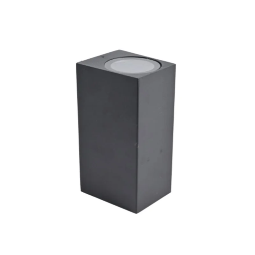 [CIE44024/BI] JET II - APLIQUE BIDIRECCIONAL 2XGU10 NEGRO CUADRADO