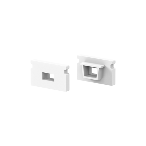 [CORPAL-END-AP-B-12X7] END CAP PARA PERFIL PAL-AP-B-8MM-12X7-2M MACROLED, BLANCO