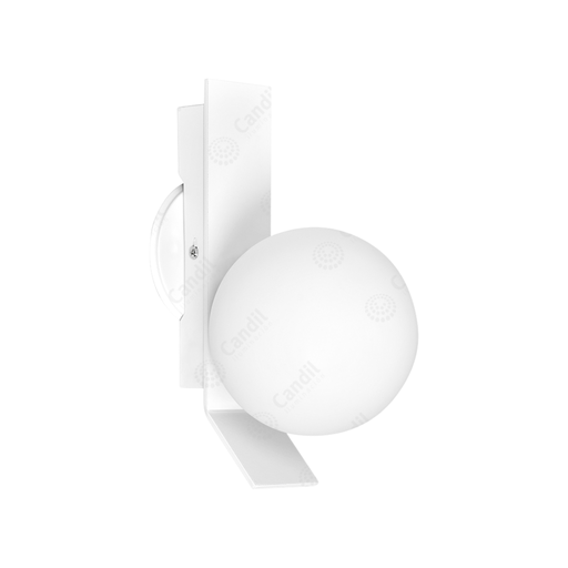 [CANCG130300/1 BL] APLIQUE G9 1X8W W: 16,2cm
H: 26cm
 BLANCO MATE