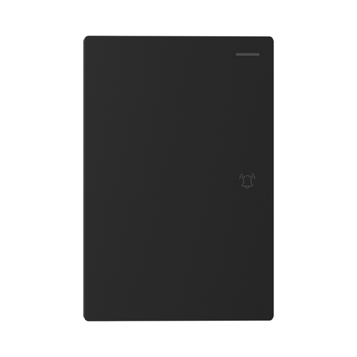 [CORMILAN-T-N] TIMBRE MILAN NEGRO MACROLED, AC 250V, 10A MAX. BASTIDOR METALICO