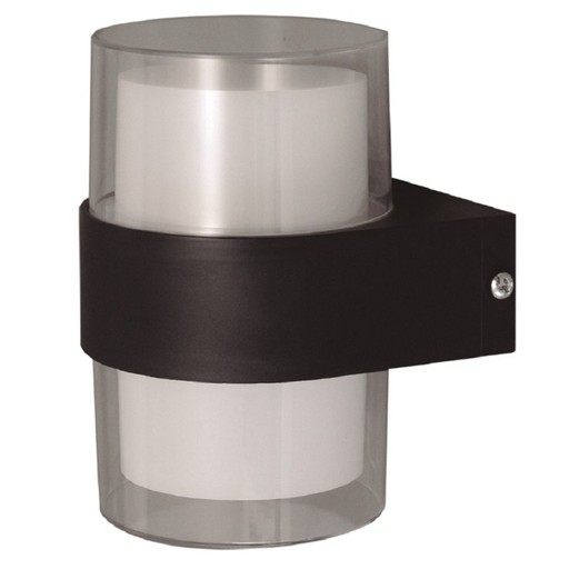 [ARTA-02.30.02-NT] Aplique de pared bidireccional con led integrado 2x5w. Construido en ABS. Uso exterior ip65 negro
