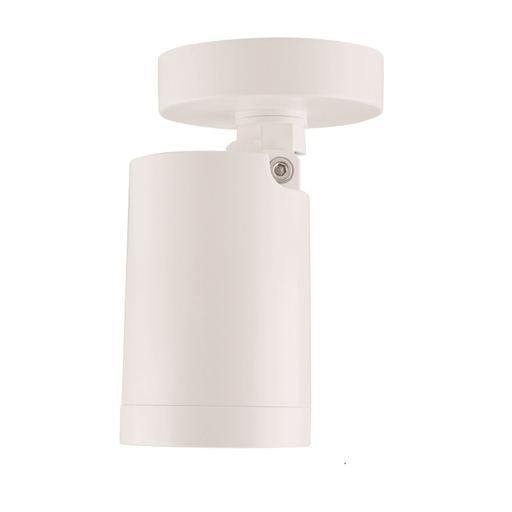 [ARTA-05.40.01-BT] Cabezal con movimiento y floron para lampara par16 gu10. Construido en plastico blanco