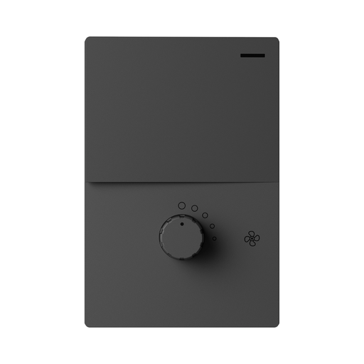 [CORMILAN-1CN-1V-G] TECLA Y DIMMER PARA VENTILADOR MILAN GRIS MACROLED, 1 CANAL, AC 250V, 10A MAX. 1 DIMMER, BASTIDOR METALICO